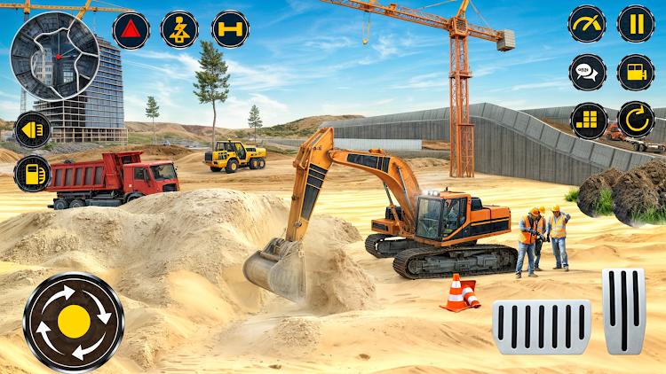 #6. Heavy Excavator Simulator PRO (Android) By: Fazbro