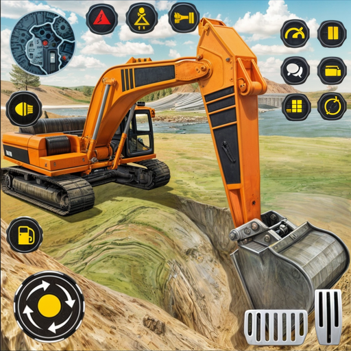 #10. Heavy Excavator Simulator PRO (Android) By: Fazbro