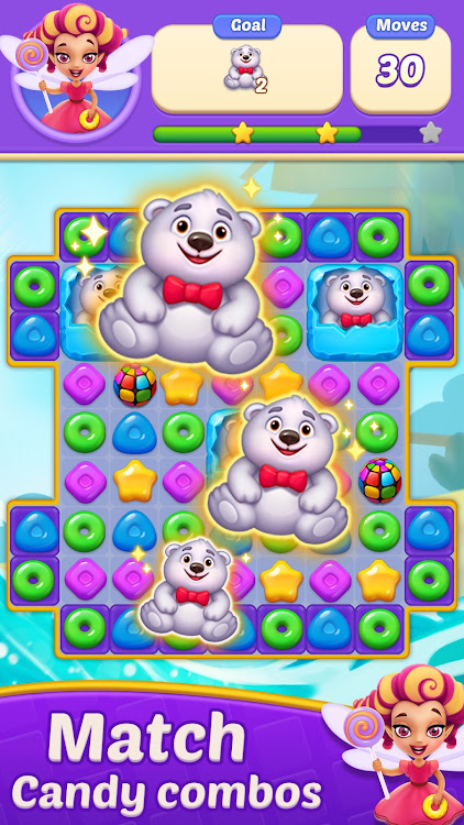 #9. Candy Frenzy - Match 3 Mania (Android) By: Yo App