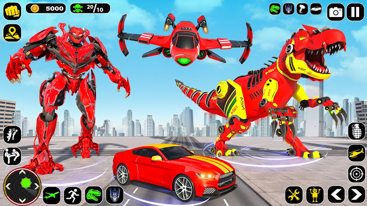 #8. Grand Multi Robot Transform 3D (Android) By: Play Street