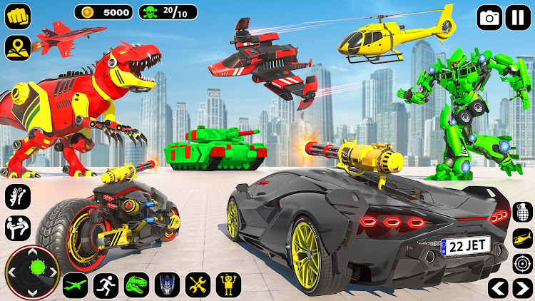 #10. Grand Multi Robot Transform 3D (Android) By: Play Street