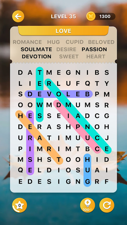 #7. Peace Word Search (Android) By: Hustle Run