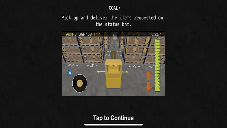 #10. Forklift Warehouse Challenge (Android) By: Magnin & Associates