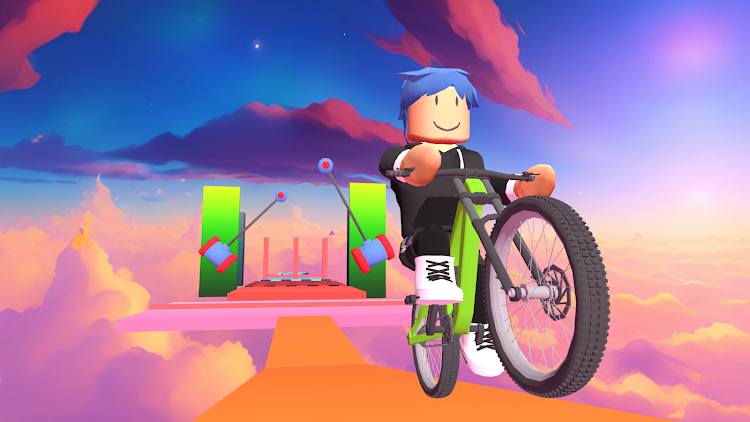 #2. Obby BMX: Bike Challenge (Android) By: Panther Action