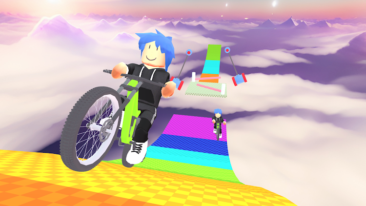 #3. Obby BMX: Bike Challenge (Android) By: Panther Action