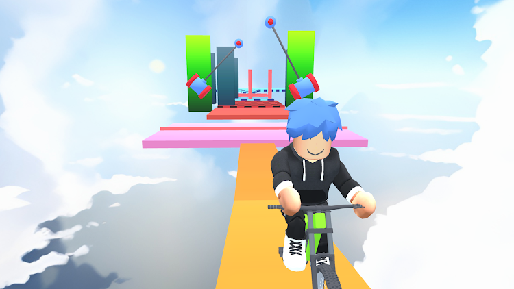 #4. Obby BMX: Bike Challenge (Android) By: Panther Action