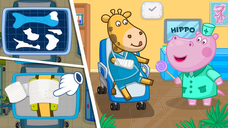 #4. Kids Hospital - Dollhouse (Android) By: Hippo Kids Games