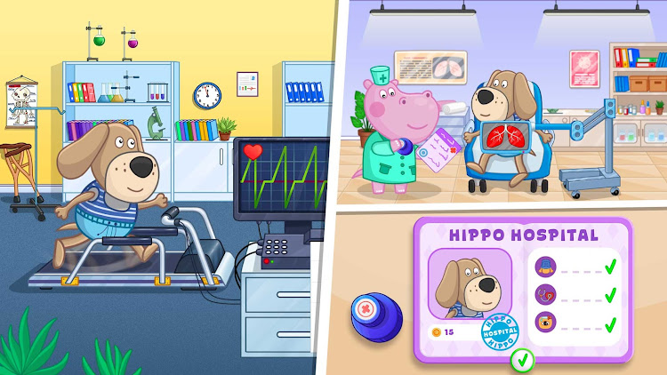 #6. Kids Hospital - Dollhouse (Android) By: Hippo Kids Games