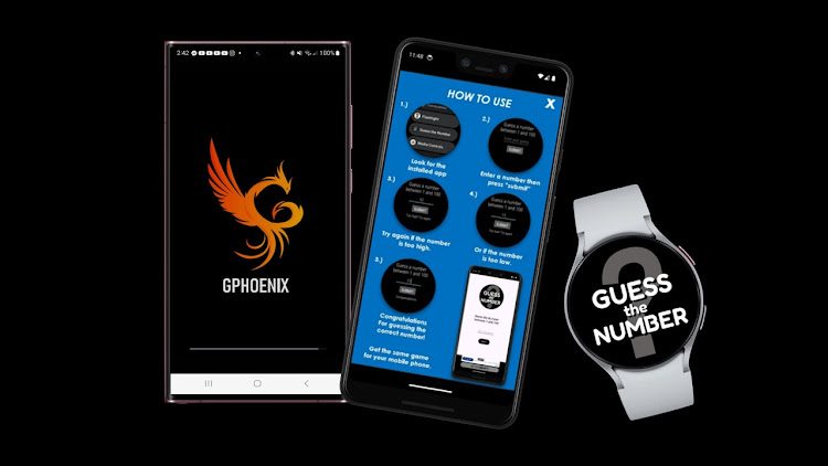 #6. Guess the Number Wear OS Game (Android) By: GPhoenix Apps