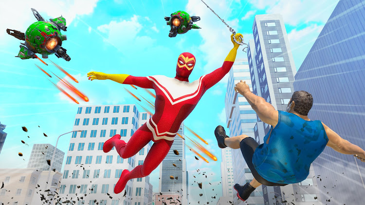 #3. Miami Rope Hero : Spider Games (Android) By: Trendish