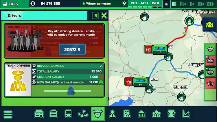 #4. Transport INC - Tycoon Manager (Android) By: Games Operators S.A.