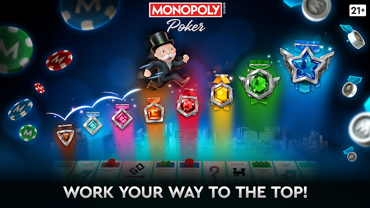 #6. MONOPOLY Poker - Texas Holdem (Android) By: Playtika