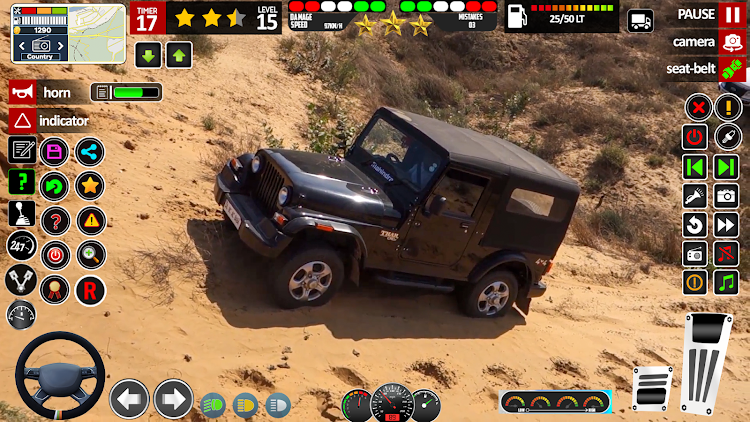 #6. SUV Jeep Driving Games 2024 (Android) By: Twins Inc.