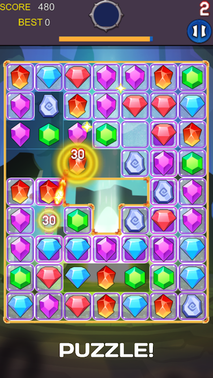 #3. Jewel Blast Gems: Match 3 (Android) By: finik.games