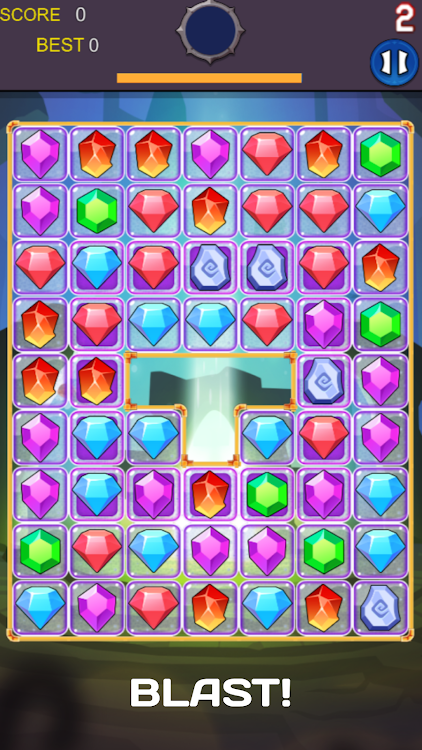 #4. Jewel Blast Gems: Match 3 (Android) By: finik.games