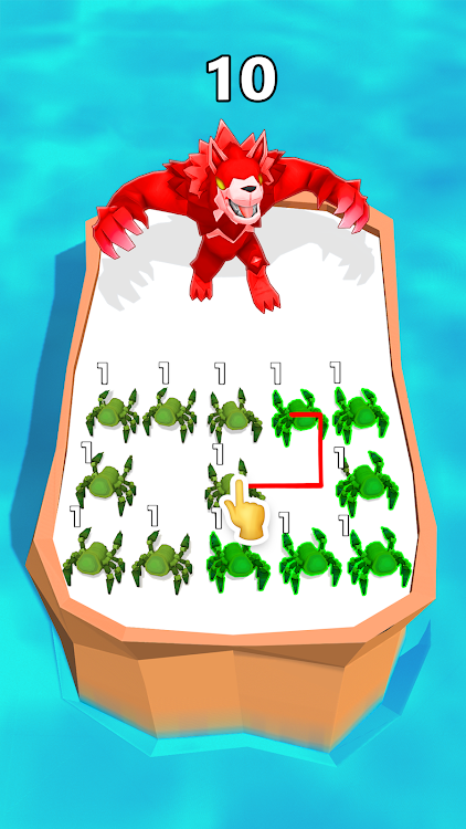 #5. Monster Merge Dinosaur Games (Android) By: Fried Chicken Games