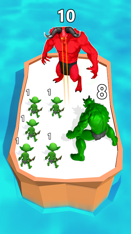 #6. Monster Merge Dinosaur Games (Android) By: Fried Chicken Games