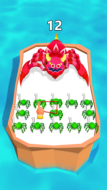 #8. Monster Merge Dinosaur Games (Android) By: Fried Chicken Games