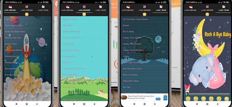 #6. kids song (Android) By: Edukids Play Studio