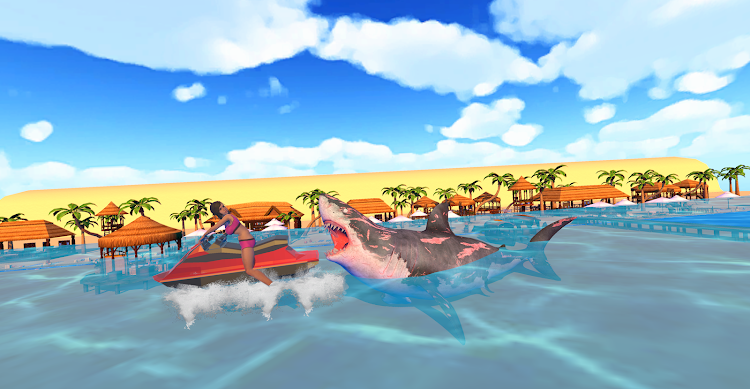 #3. Shark Hunter 3D : Shark Games (Android) By: AsarGames