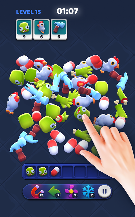 #6. Match 3D: Puzzle Master (Android) By: Vira Games Inc.