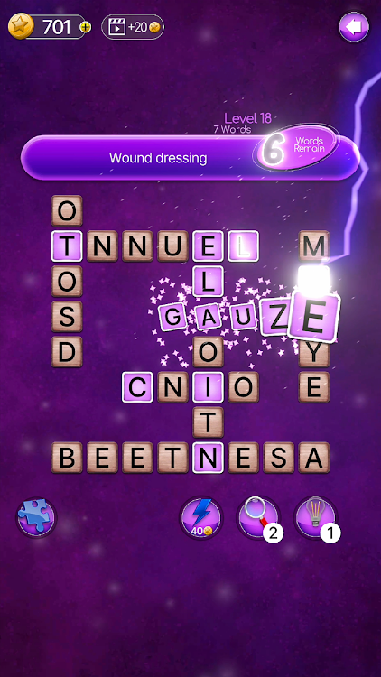 #2. sQworble : Crossword Scramble (Android) By: A Perfect Partnership