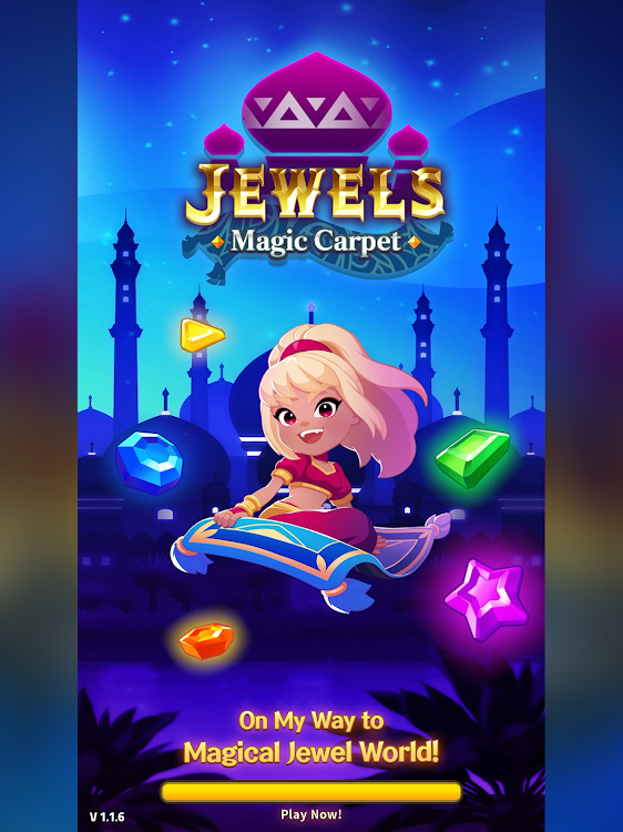 #8. Jewels Magic Carpet : Match3 (Android) By: SnowPig