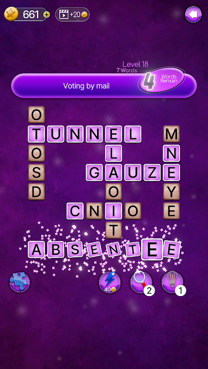 #8. sQworble : Crossword Scramble (Android) By: A Perfect Partnership