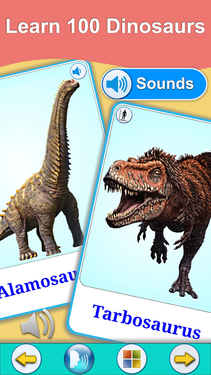 #2. Dino World : Cards Games PRO (Android) By: AppStar Studio