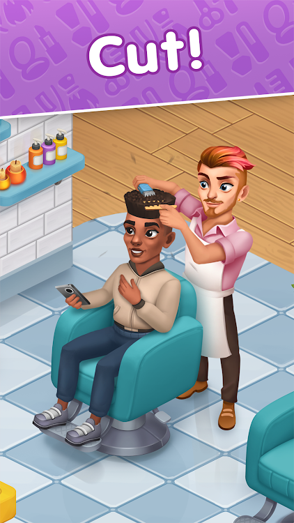 #2. Beauty Tycoon: Haircut Salon (Android) By: Ciprosoft DMCC