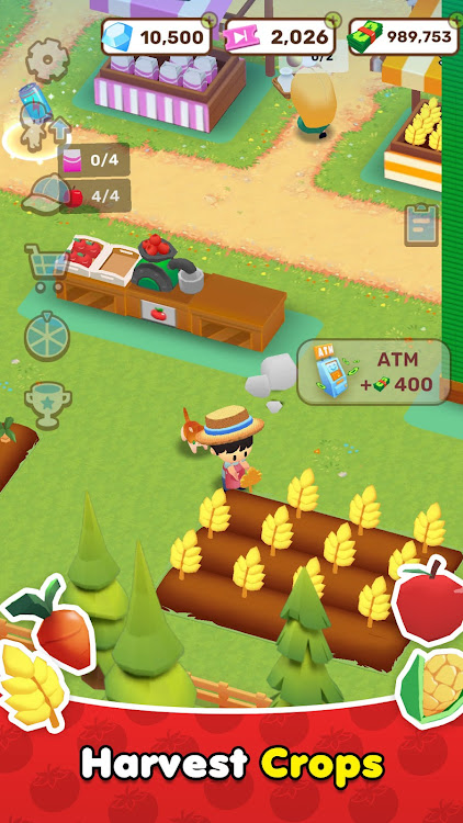 #4. MicroTown.io - My Little Town (Android) By: Kooapps Games | Fun Arcade and Casual Action Games