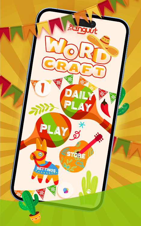 #6. WordBop - Daily Word Puzzles (Android) By: player1games