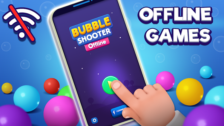 #5. Bubble Shooter : Offline Games (Android) By: Bubble Shooter @ MadOverGames