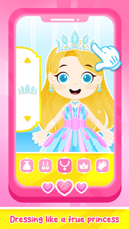 #2. Lucy's Princess Phone (Android) By: Wolfoo LLC