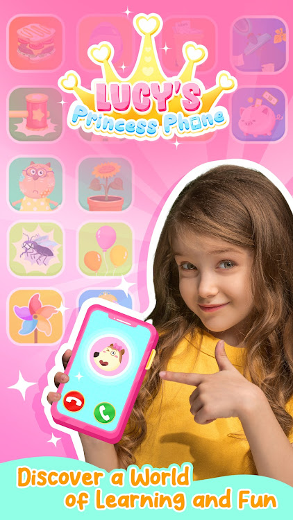 #6. Lucy's Princess Phone (Android) By: Wolfoo LLC