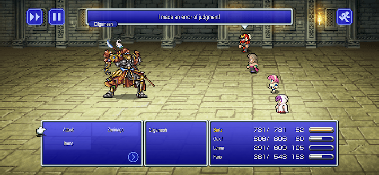 #2. FINAL FANTASY V (Android) By: SQUARE ENIX Co.,Ltd.