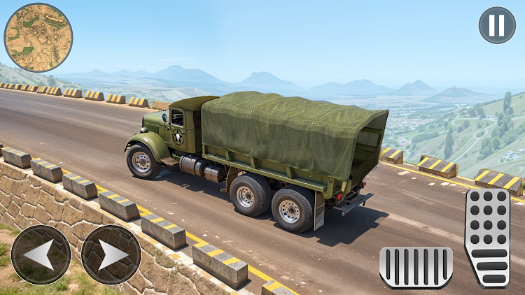 #3. Army Cargo Truck Driving Games (Android) By: Play Stove