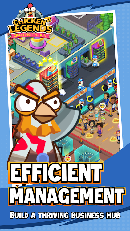 #3. Chicken Legends: Tycoon Games (Android) By: XFGame