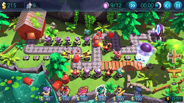 #5. Defenchick: tower defense (Android) By: GiftBox Games