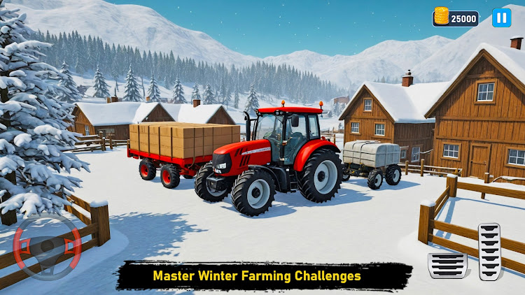 #6. Snow Tractor Farming Simulator (Android) By: CharWin Games