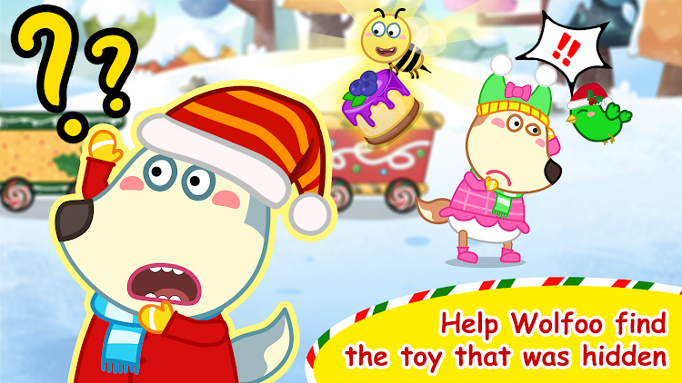 #4. Wolfoo Surprise Christmas Toys (Android) By: Wolfoo Family