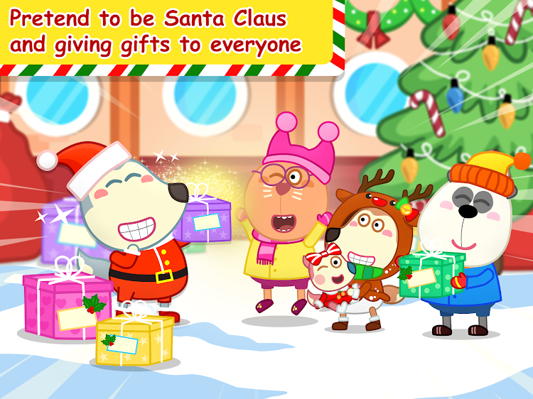 #6. Wolfoo Surprise Christmas Toys (Android) By: Wolfoo Family