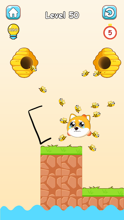 #3. Dog Draw: Save the Doge Puzzle (Android) By: TERAs Games