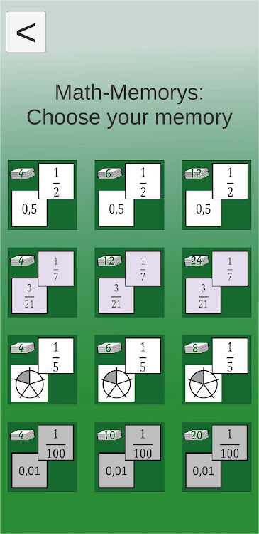 #10. Memory Games for School (Android) By: DrBW