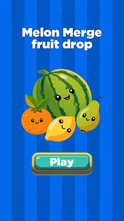 #2. Melon Merge fruit drop combo (Android) By: EventSystem apps & games