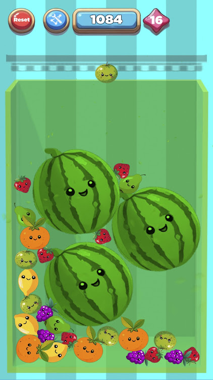 #6. Melon Merge fruit drop combo (Android) By: EventSystem apps & games