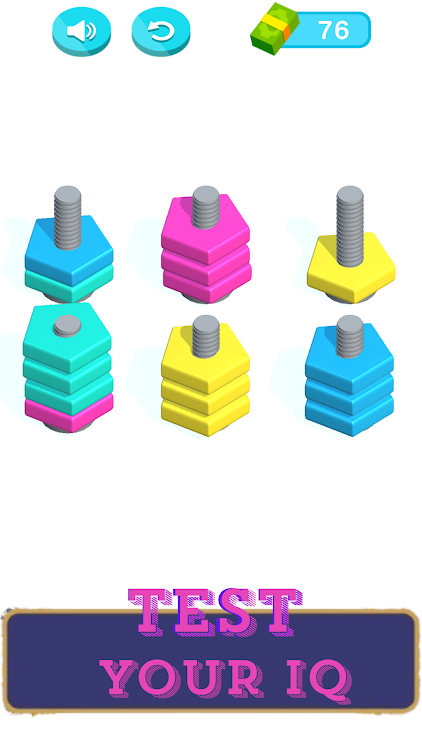 #2. Shape Sort: Nuts & Bolts (Android) By: Day Dreamers