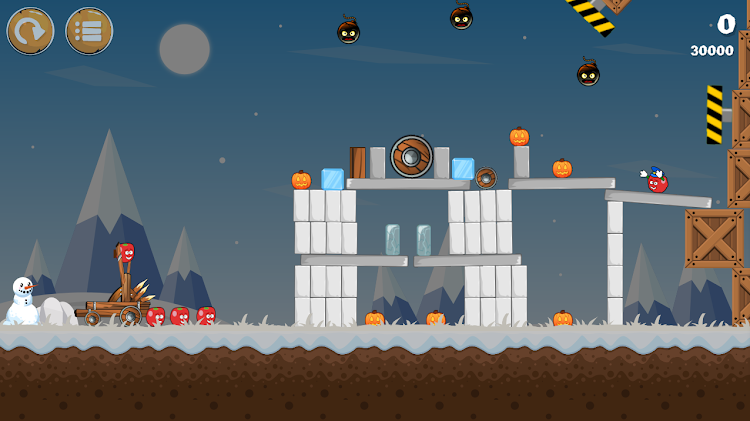 #3. Pumpkins knock down Pro (Android) By: Enerdc games