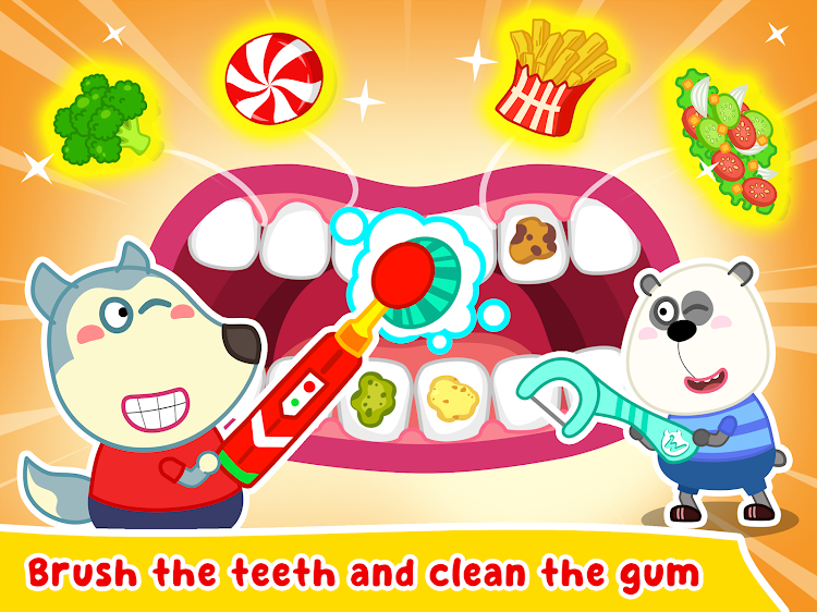 #9. Wolfoo Dentist: Dental Care (Android) By: Wolfoo Family