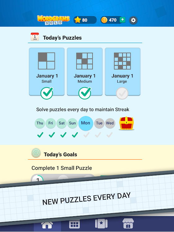 #7. Daily Crossword Arrow Solo (Android) By: FunCraft Games